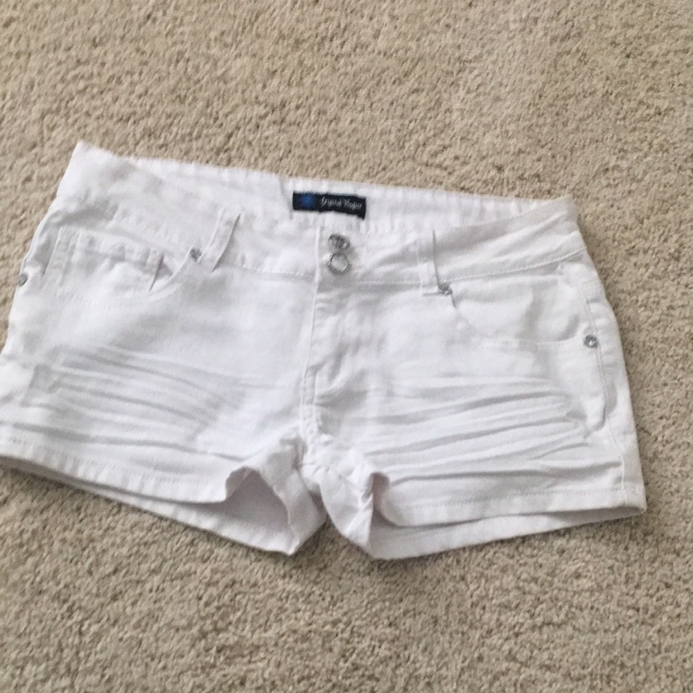 White Women’s Denim Shorts